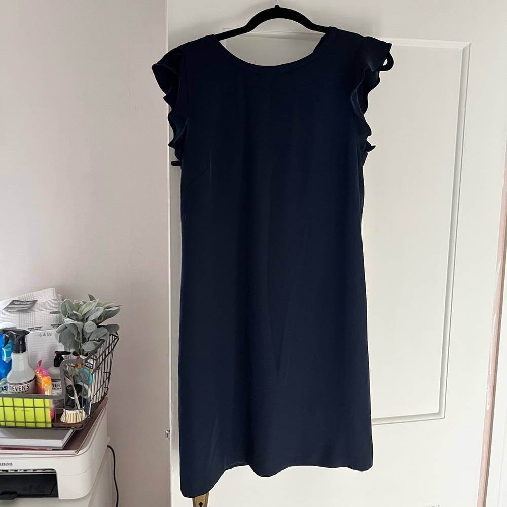 Loft Ruffle Sleeve Shift Dress - Picture 4 of 6